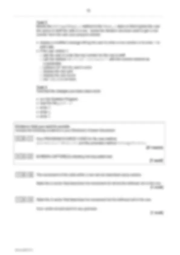 Actual 2024 AQA A-LEVEL COMPUTER SCIENCE 7517/1 Paper 1 Merged Question ...