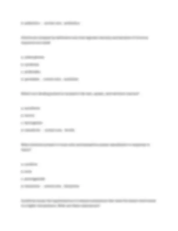 Anatomy and Physiology Exam Questions and Answers: Axial Skeleton and ...