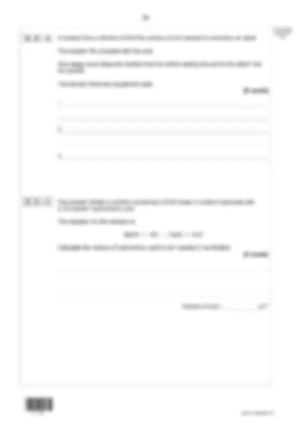 Actual 2024 AQA GCSE CHEMISTRY 8462/1H Paper 1 Higher Tier Merged ...
