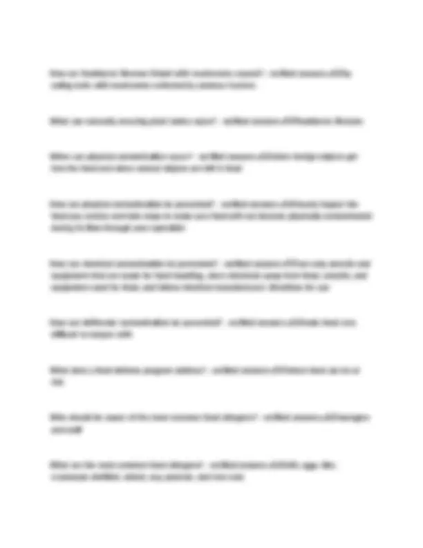 7th Edition SERVSAFE Exam Questions with correct Answers. | Exams Food ...