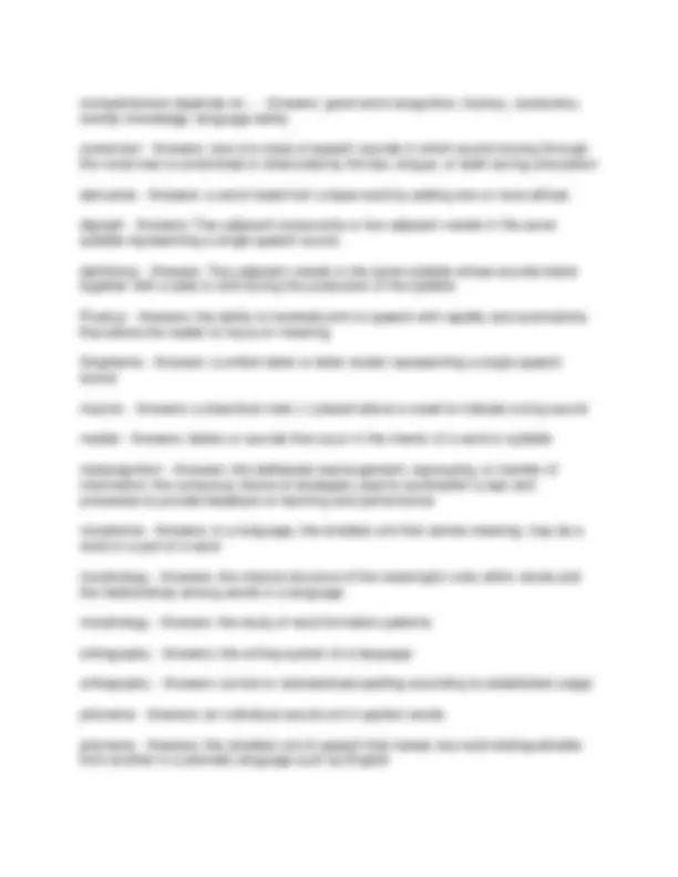 Alta Reading Example ALTA Exam Questions and Answers: Linguistics and Reading | Exams Social ...