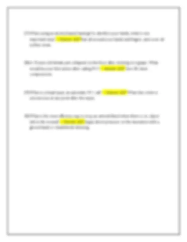 STANDARD CPR, AED, & FIRST AID (NHS) TEST QUESTIONS WITH ACCURATE ...