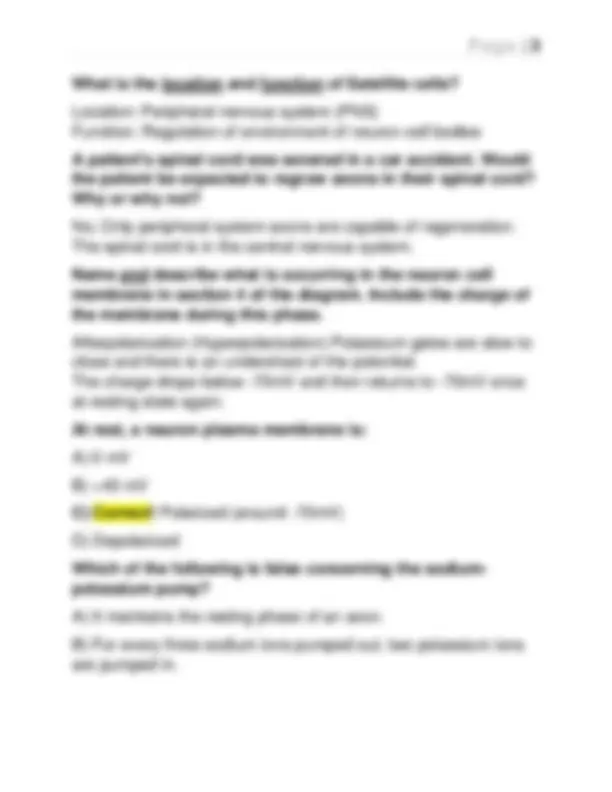 PORTAGE LEARNING ANATOMY & PHYSIOLOGY 2 MODULE 1 EXAM 2025. | Exams ...