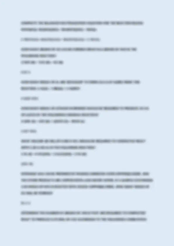 CHEM 101 FINAL EXAM WITH 100% DETAILED CORRECT ANSWERS 2025/2026 STUDY ...