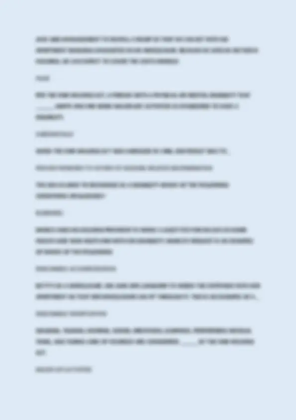 Fair House Testing Program FAIR HOUSING EXAM WITH 100% DETAILED CORRECT ANSWERS 2025/2026 STUDY ...