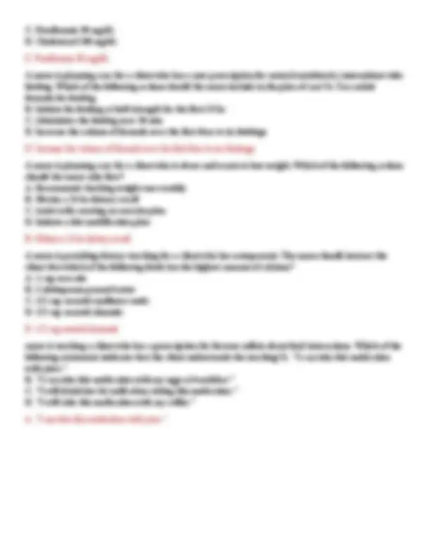 Nutrition for Nursing Exam Questions and Answers: A Comprehensive Study ...