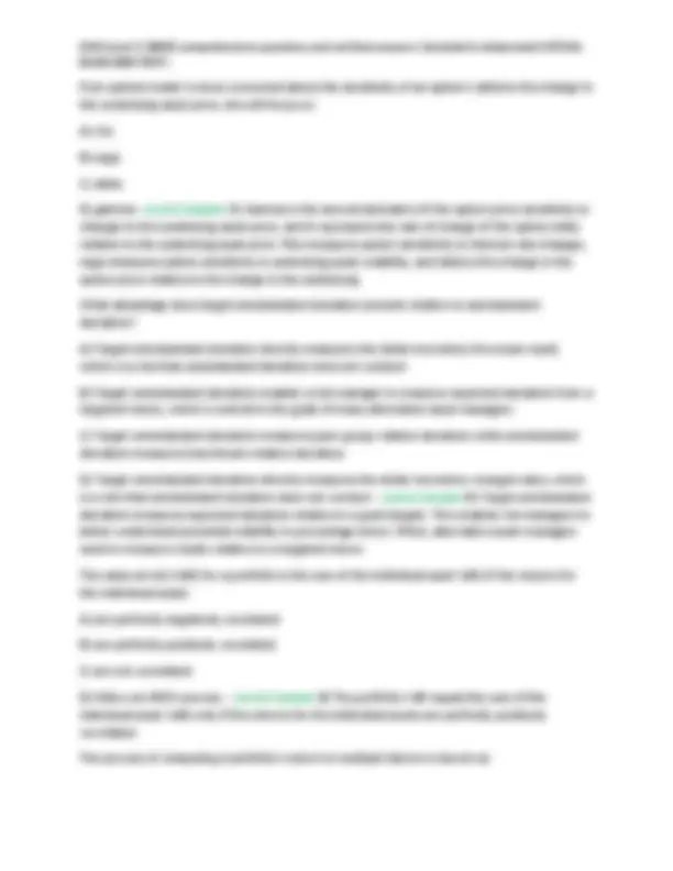 Caia Example Questions CAIA Level 1 (2025) comprehensive questions and verified answers ...