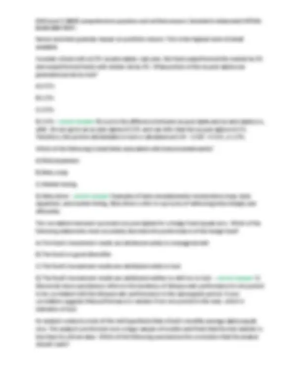 Caia Example Questions CAIA Level 1 (2025) comprehensive questions and verified answers ...