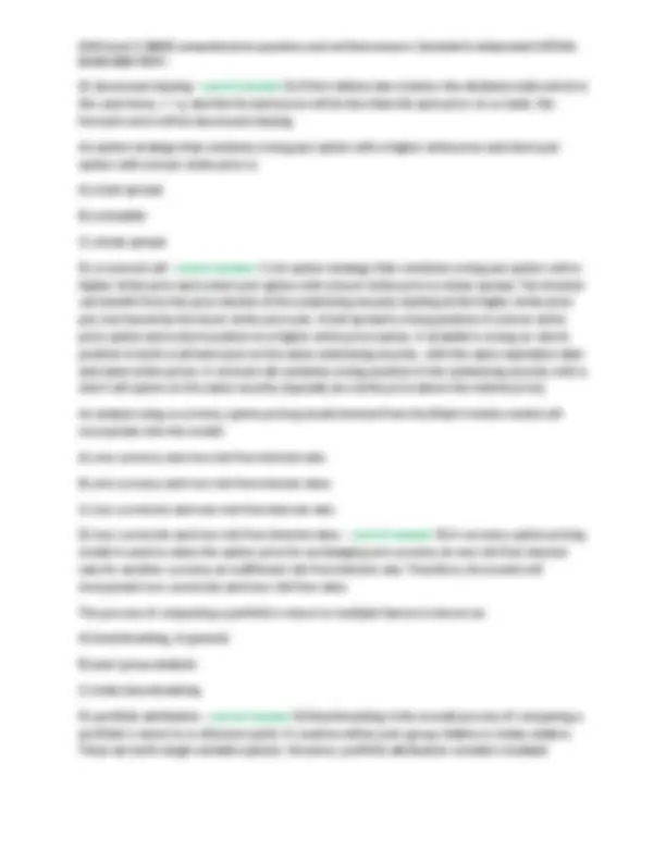 Caia Example Questions CAIA Level 1 (2025) comprehensive questions and verified answers ...