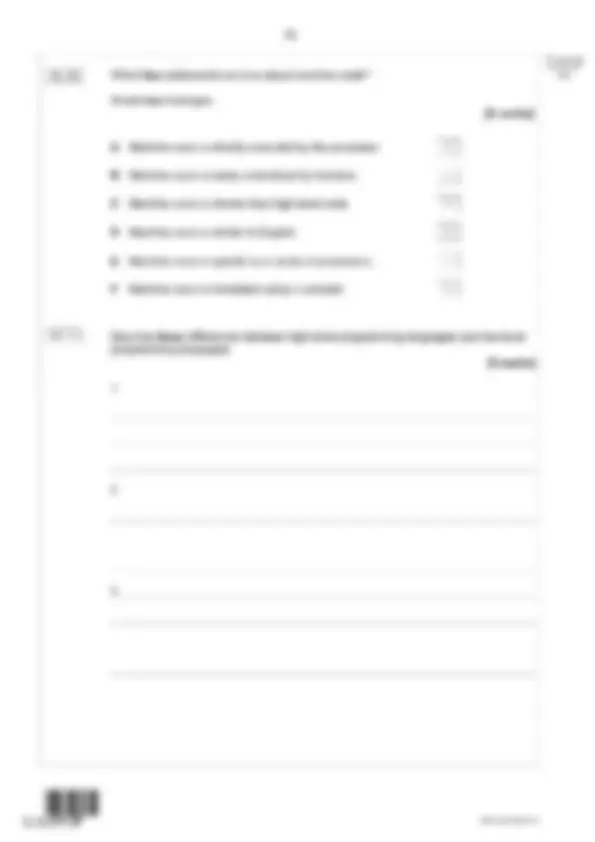 Actual 2024 AQA GCSE COMPUTER SCIENCE 8525/2 Paper 2 Merged Question ...