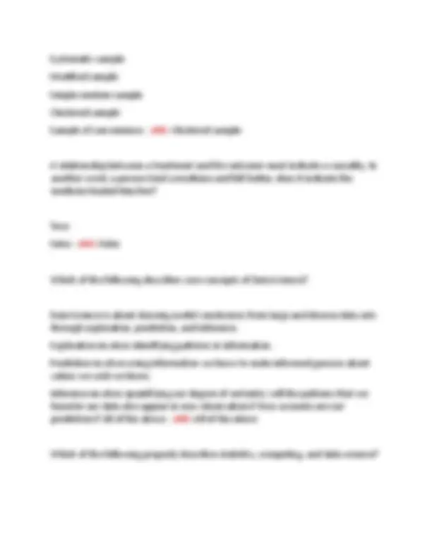 Data Science Midterm Real Exam Question And Answers Latest Update 2025 ...