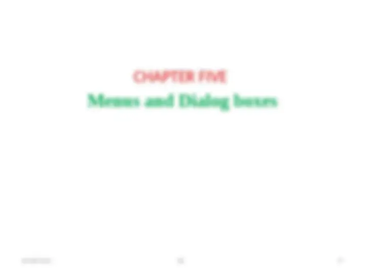 visual programming using C# | Lecture notes Programming Languages | Docsity