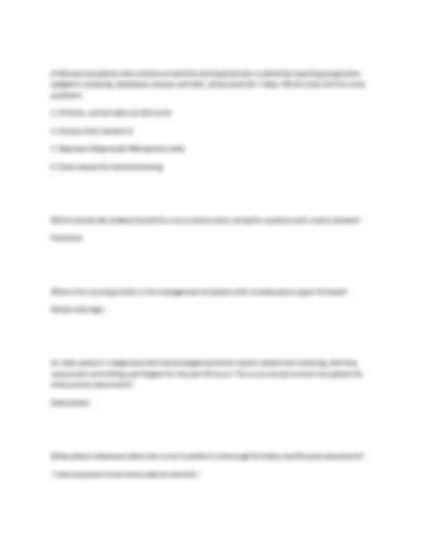 MED SURG 2 MIDTERM EXAM 2025 QUESTIONS AND ANSWERS GRADED A+ | Exams ...