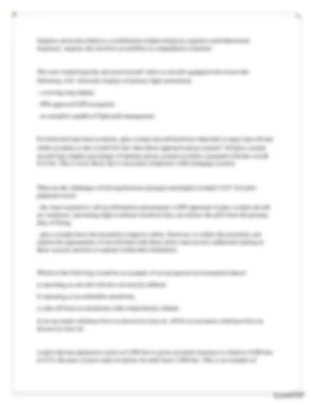 ATPL HUMAN FACTORS (CASA - AHUF) (2025) Exam With Detailed & Verified ...