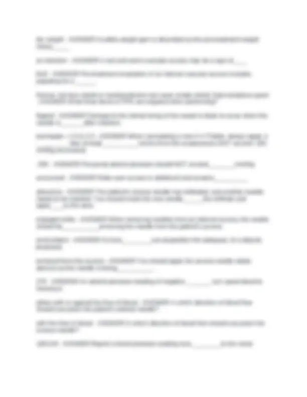 DIALYSIS TECHNICIAN CCHT STUDY GUIDE CORRECT 100% | Exams Nursing | Docsity