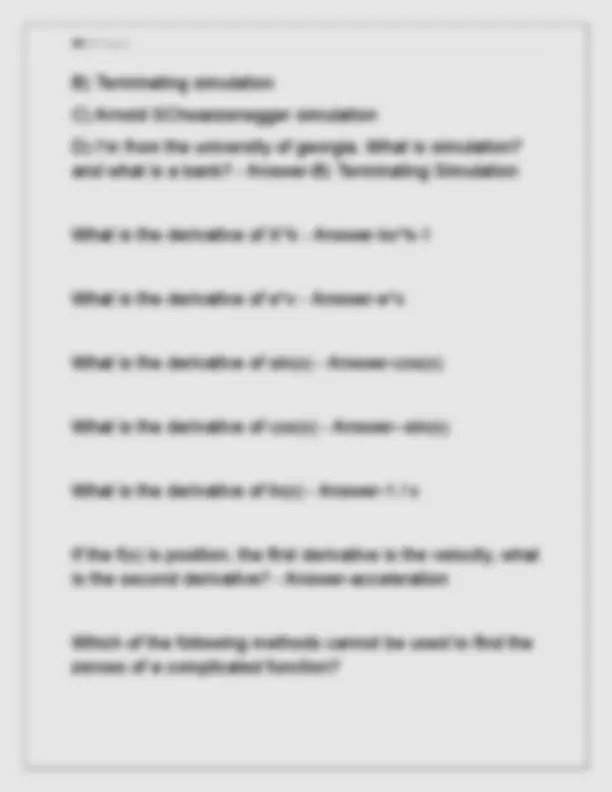 ISYE 6644 MIDTERM AND FINAL EXAM NEWEST 2025 COMPLETE QUESTIONS AND ...