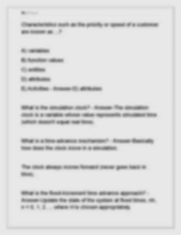 ISYE 6644 MIDTERM AND FINAL EXAM NEWEST 2025 COMPLETE QUESTIONS AND ...