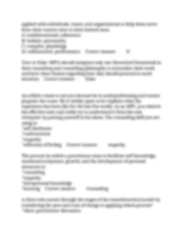 CMPC Exam - Questions With Valid Solutions | Exams Nursing | Docsity