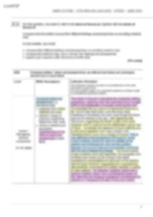Actual 2024 AQA GCSE ENGLISH LANGUAGE 8700/2 Paper 2 Question Paper ...