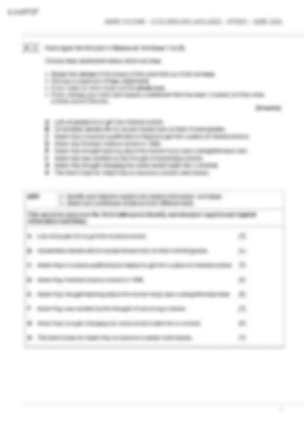 Actual 2024 AQA GCSE ENGLISH LANGUAGE 8700/2 Paper 2 Question Paper ...