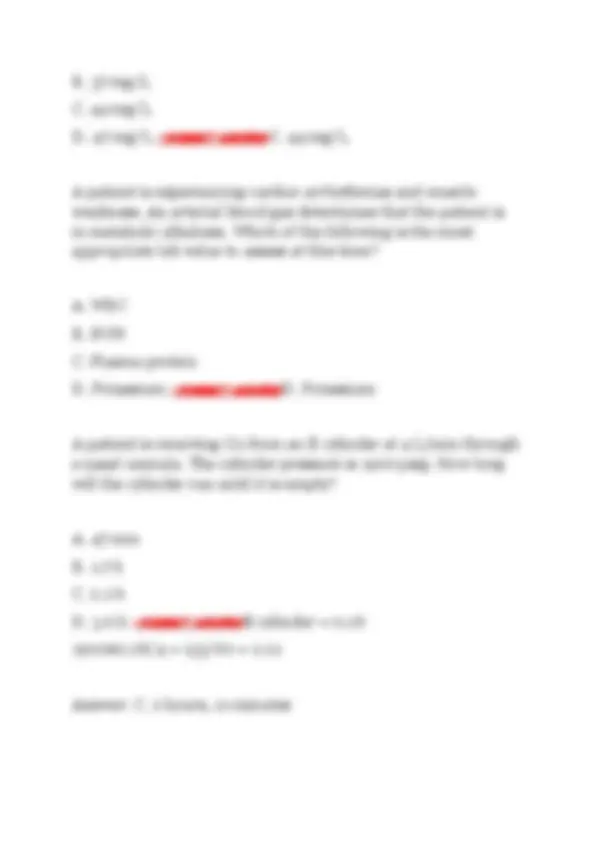 NBRC MOCK TMC LATEST EXAM REVIEW 2025 WITH MULTIPLE CHOICE OF QUESTIONS ...