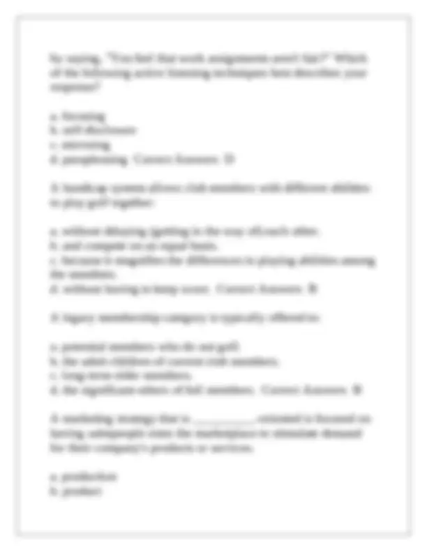 HM 316 Practice Final Exam 1 Questions With Complete Solutions | Exams ...