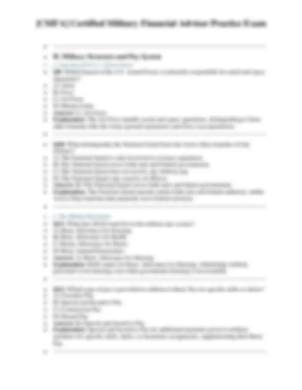 [CMFA] Certified Military Financial Advisor Practice Exam | Exams ...