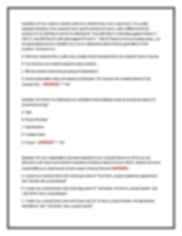 ORACLE PROJECT MANAGEMENT CLOUD 2025 IMPLEMENTATION PROFESSIONAL – MOST ...