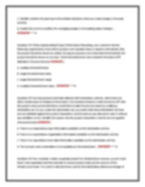 ORACLE PROJECT MANAGEMENT CLOUD 2025 IMPLEMENTATION PROFESSIONAL – MOST ...