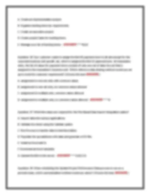 ORACLE PROJECT MANAGEMENT CLOUD 2025 IMPLEMENTATION PROFESSIONAL – MOST ...