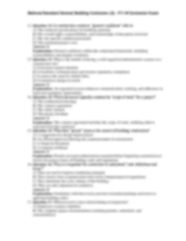 Gs 11 Contractor Test National Standard General Building Contractor (A) - F11-N Contractor ...