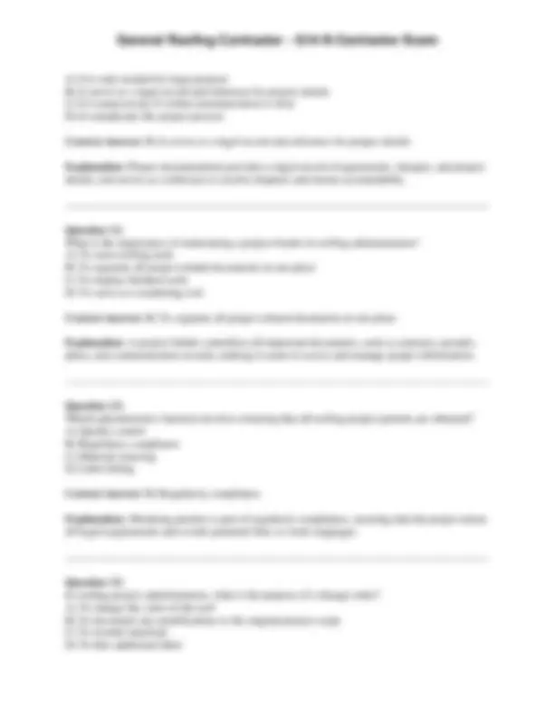 Gs 11 Contractor Test General Roofing Contractor - G14-N Contractor Exam | Exams Technology ...