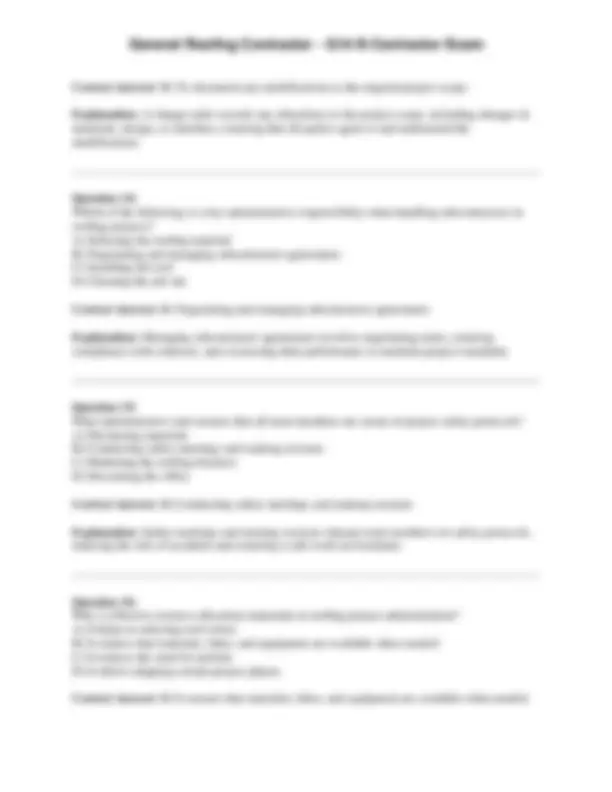 Gs 11 Contractor Test General Roofing Contractor - G14-N Contractor Exam | Exams Technology ...