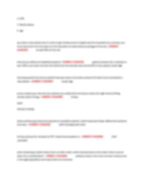 NURS8020 Advanced Health Assessment Exam Questions and