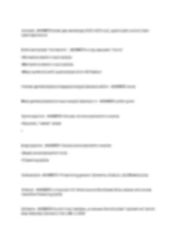 BIO 1108 Final Exam Review: Key Biological Concepts | Exams Biology ...