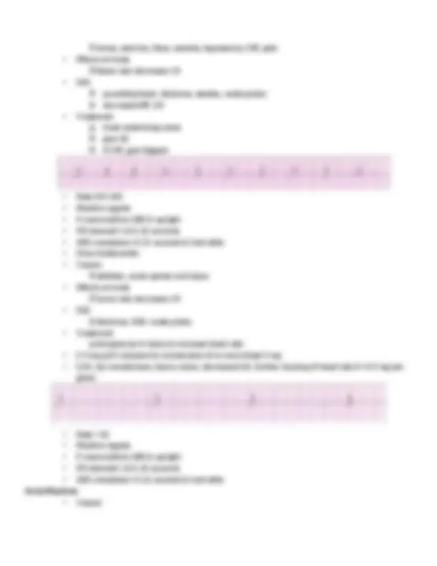 Exam 2 Study Guide-Critical Care | Exams Nursing | Docsity