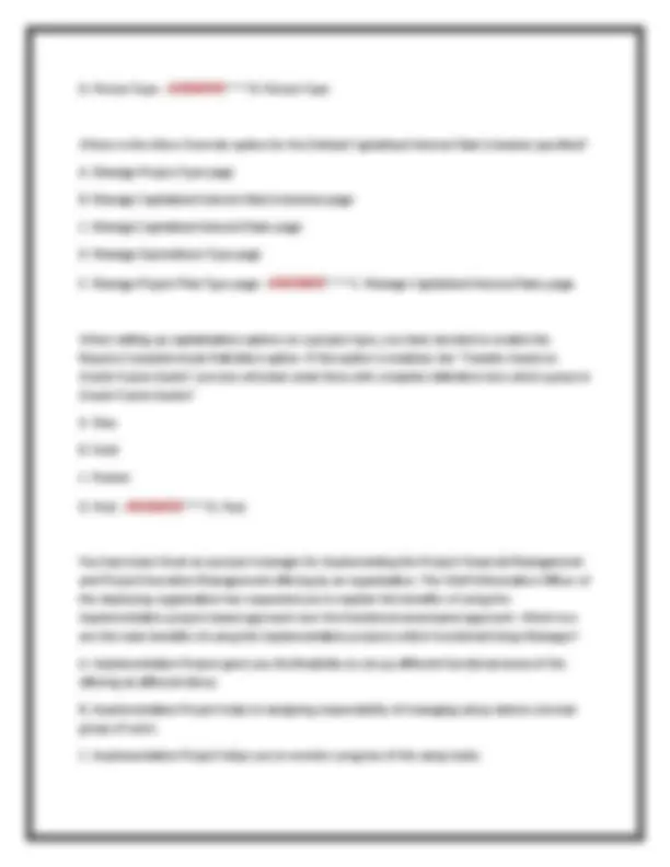 ORACLE PROJECT PORTFOLIO MANAGEMENT (PPM) CLOUD – CERTIFICATION ...