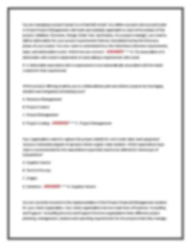 ORACLE PROJECT PORTFOLIO MANAGEMENT (PPM) CLOUD – CERTIFICATION ...