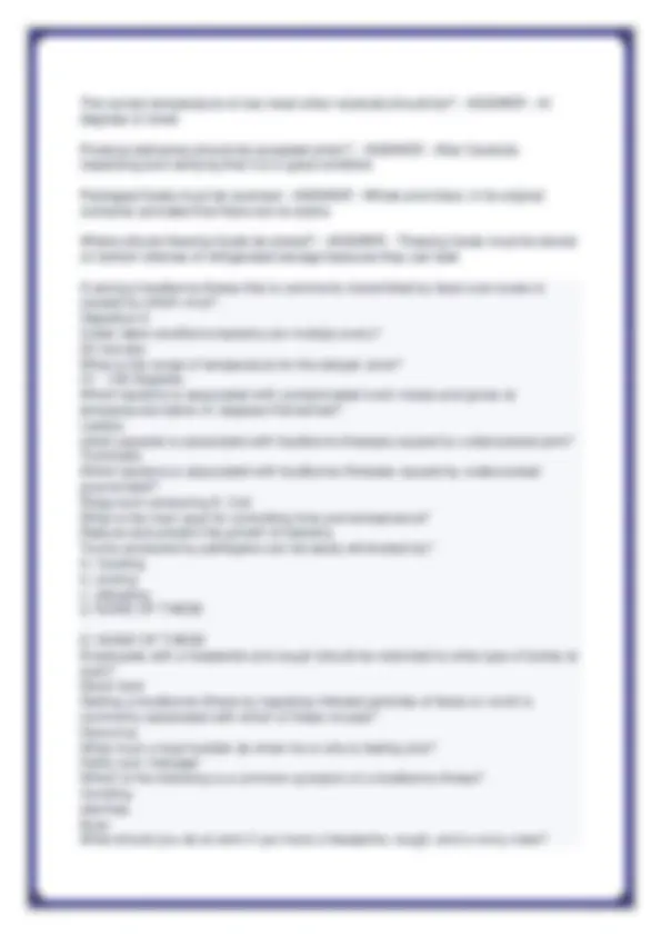 AAA FOOD MANAGER Certification Exam Questions Answers Graded A+ Latest ...