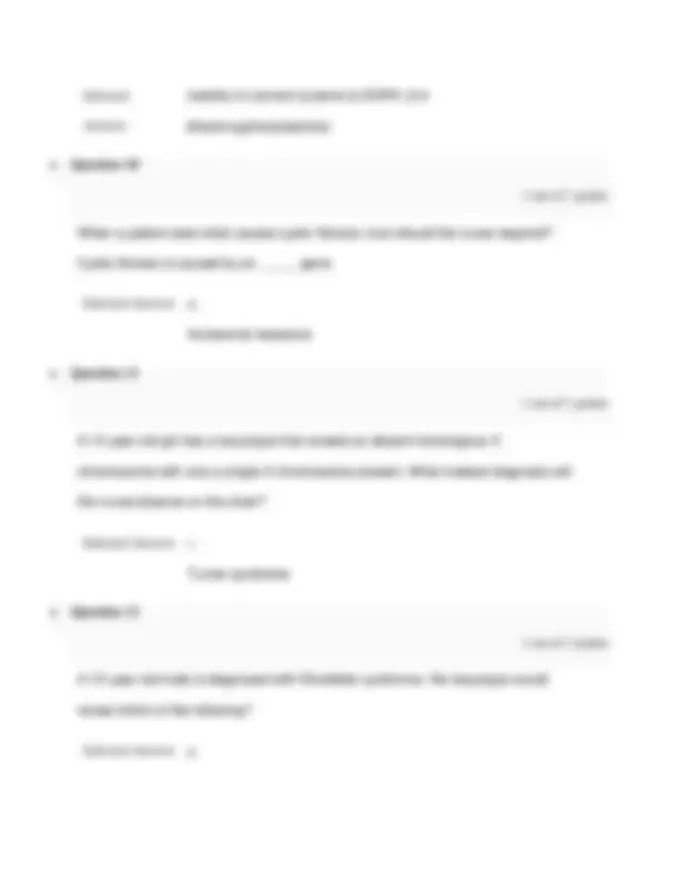 NURS 6501 Week 1 Quiz 8 | Quizzes Nursing | Docsity