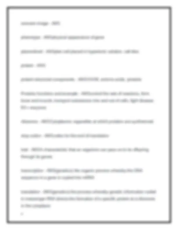 Biology STAAR Practice Test Questions and Correct Answers | Exams ...