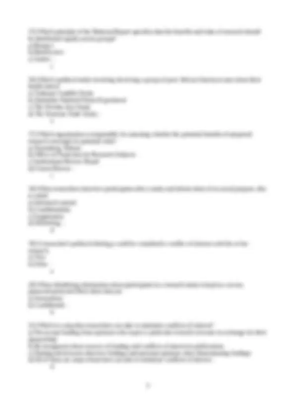 Social Research Methods | Exams Social Work | Docsity
