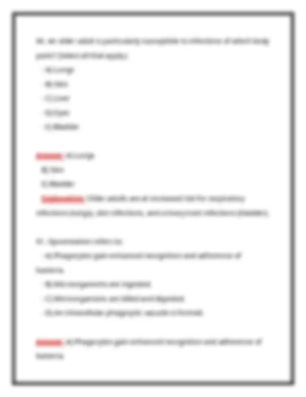 NSG530 / NSG 530 Exam 1 Advanced Pathophysiology - Wilkes Actual ...