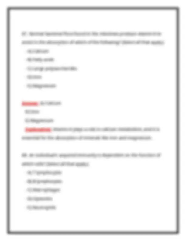 NSG530 / NSG 530 Exam 1 Advanced Pathophysiology - Wilkes Actual ...