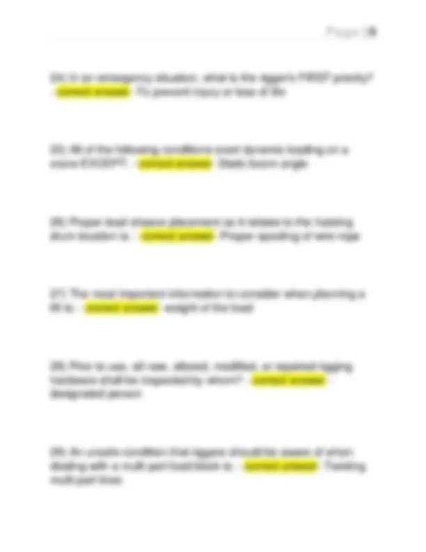 Advanced Rigger Practice Test ADVANCED RIGGING TEST 2 2025: REAL VERIFIED QUESTIONS & CORRECT ANSWERS ...