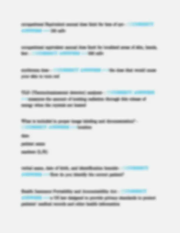X-Ray Machine Operator Exam Study Guide: Key Concepts and Definitions ...