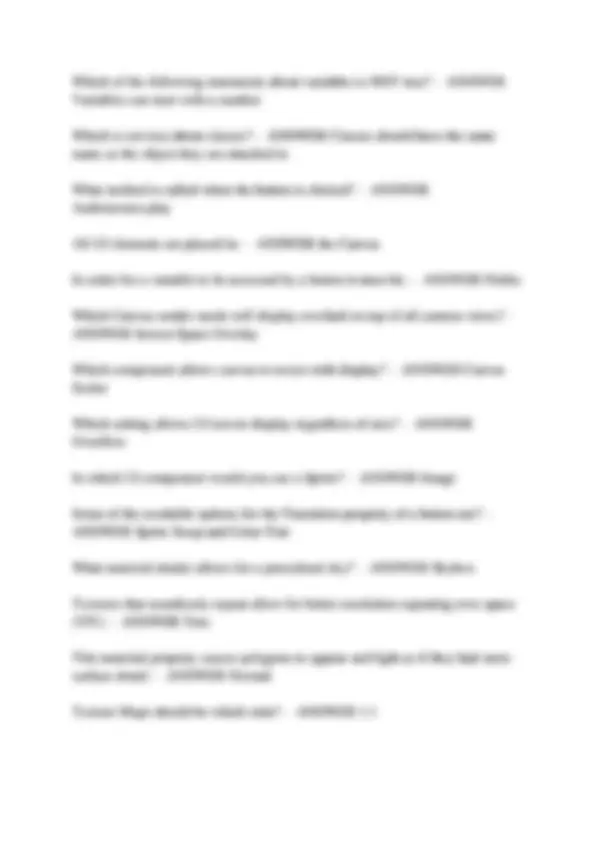 Unity Certified Associate Exam: Game Development Q&A | Exams Advanced ...
