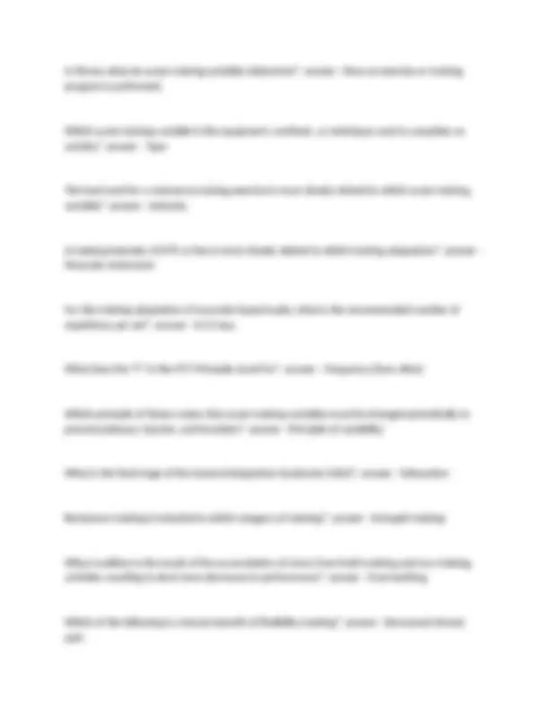 Smart Goals Issa ISSA CPT Exam Prep: Study Questions and Verified Answers | Exams ...