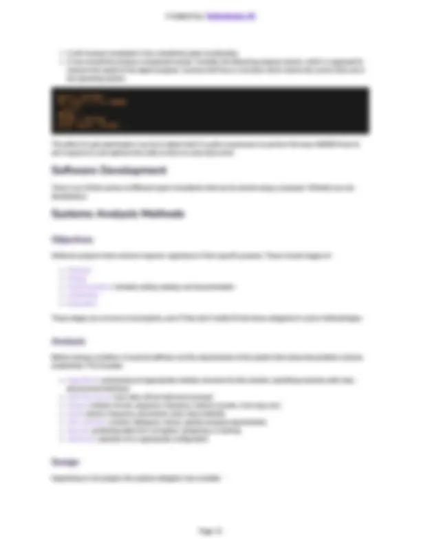 A-Level Computer Science Notes | Study Guides, Projects, Research ...