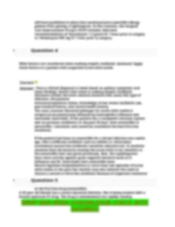 NRNP 6566 WEEK 9 KNOWLEDGE CHECK QUESTIONS WITH ANSWERS RATED A+ ...